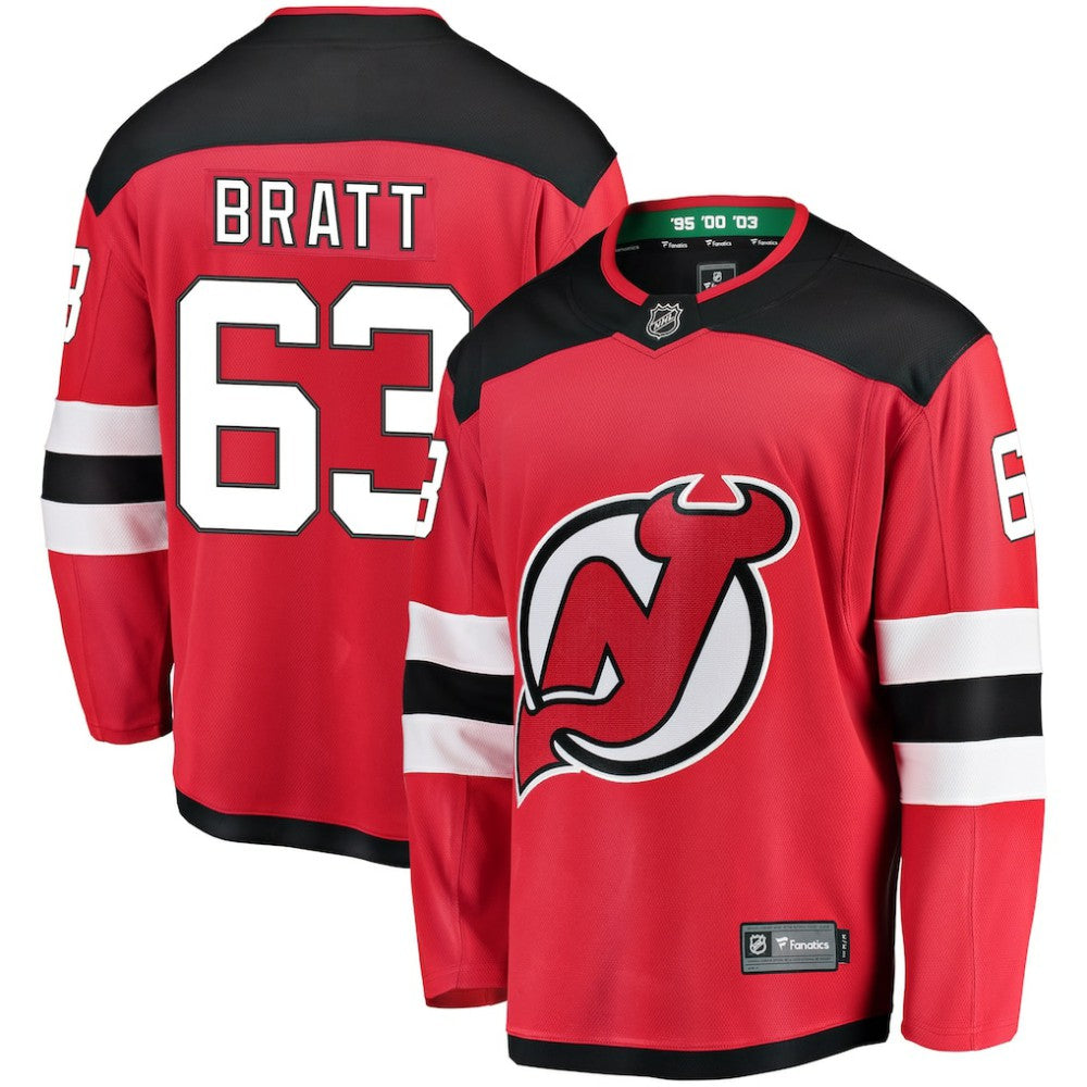 Jesper Bratt New Jersey Devils Fanatics Home Breakaway Player Jersey