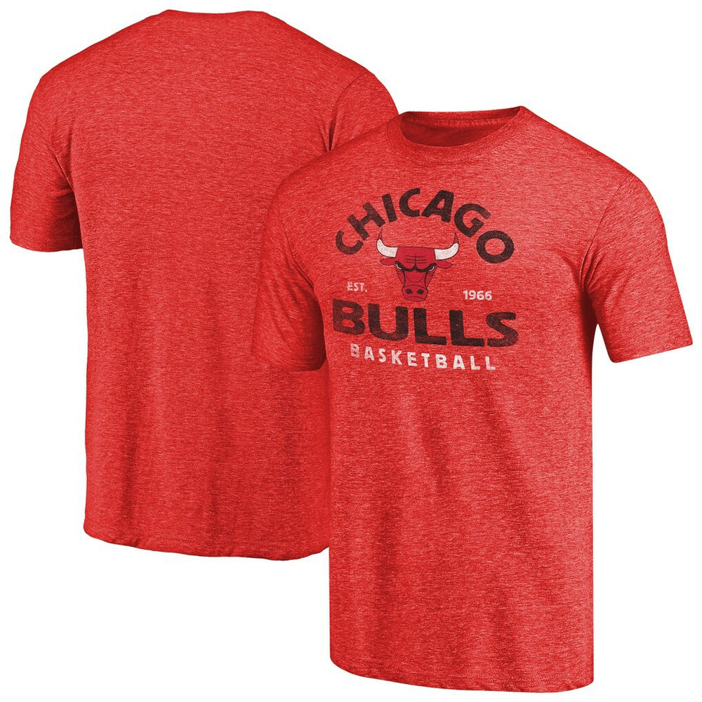Chicago Bulls Vintage Arch Tri-Blend T-Shirt sale - Red shop