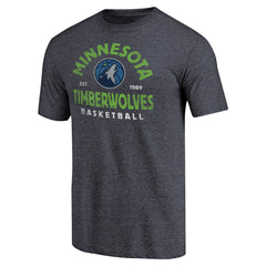 Minnesota Timberwolves Vintage Arch Tri-Blend T-Shirt - Navy online