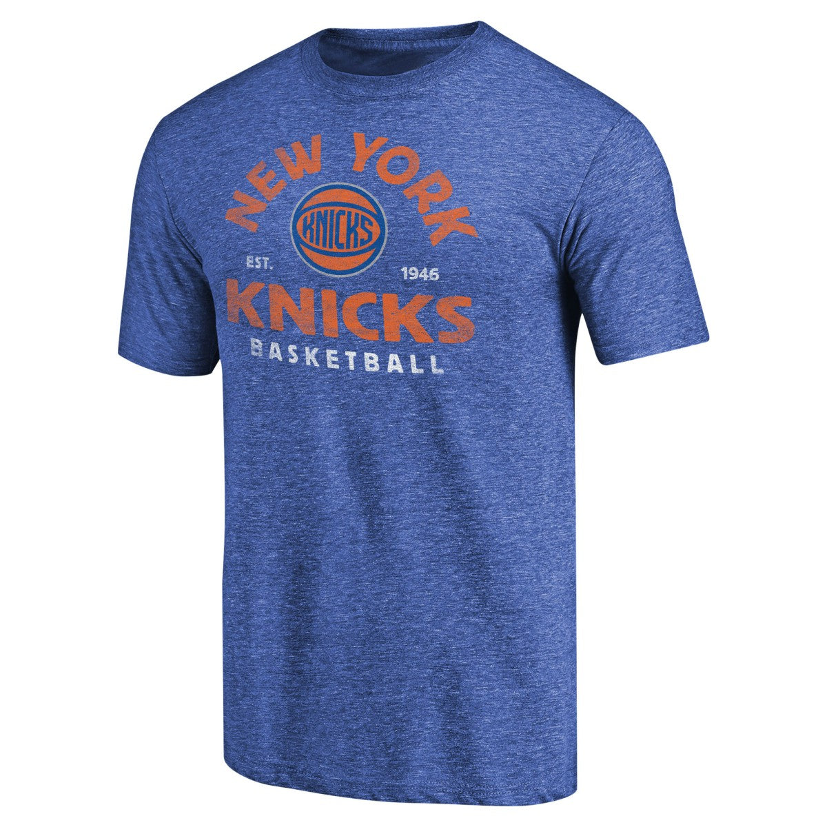 New York Knicks Vintage Arch Tri-Blend T-Shirt - Royal cheap