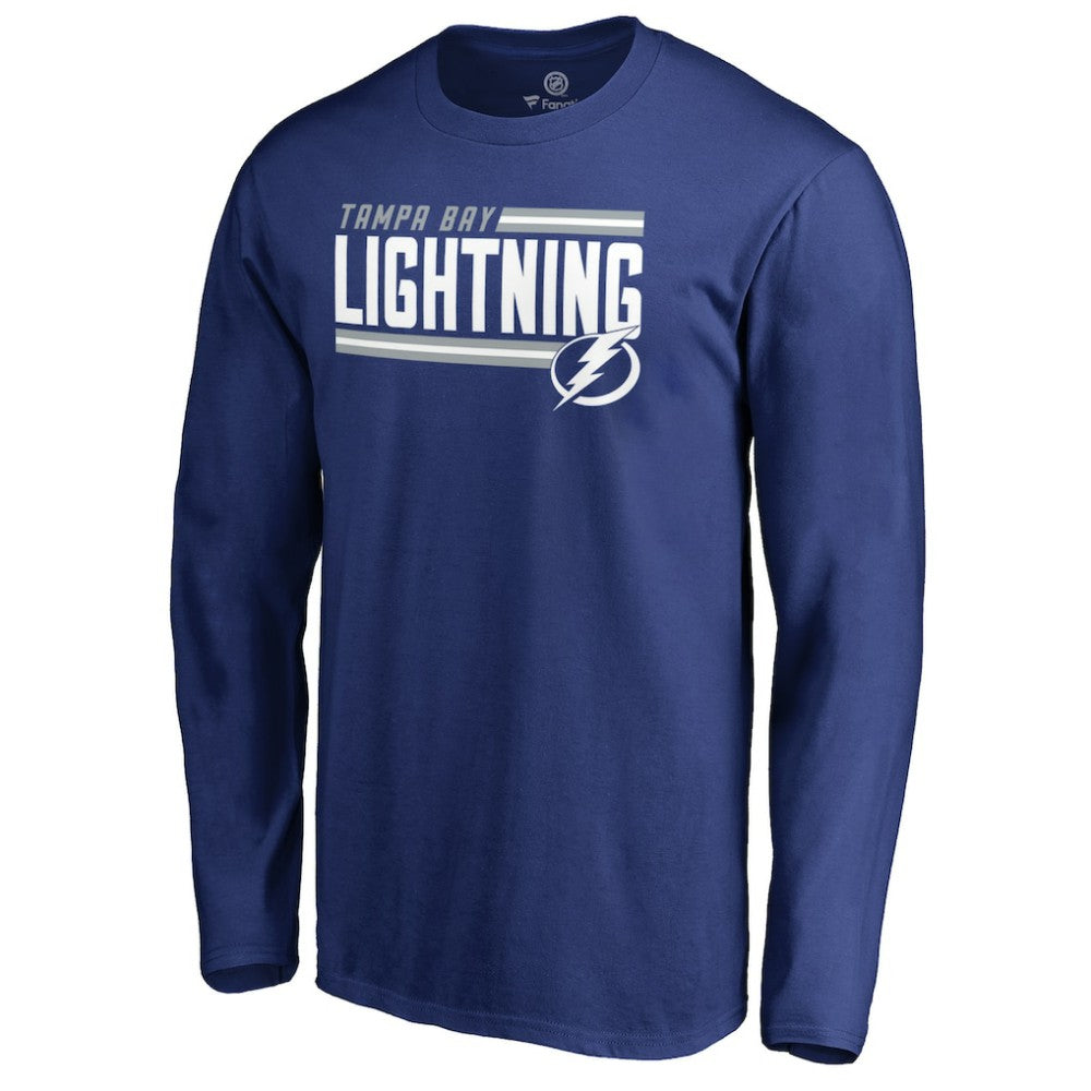 Tampa Bay Lightning Iconic Collection On Side Stripe Long Sleeve T-Shirt