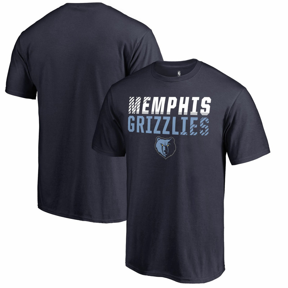 Memphis Grizzlies Fade Out T-Shirt - Navy discount