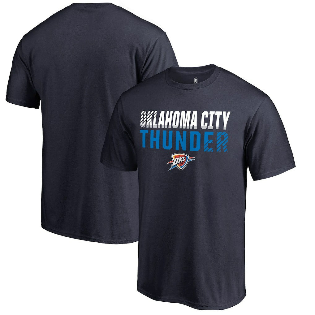 Oklahoma City Thunder Fade Out T-Shirt - Navy discount