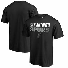 San Antonio Spurs Fade Out T-Shirt - Black cheap