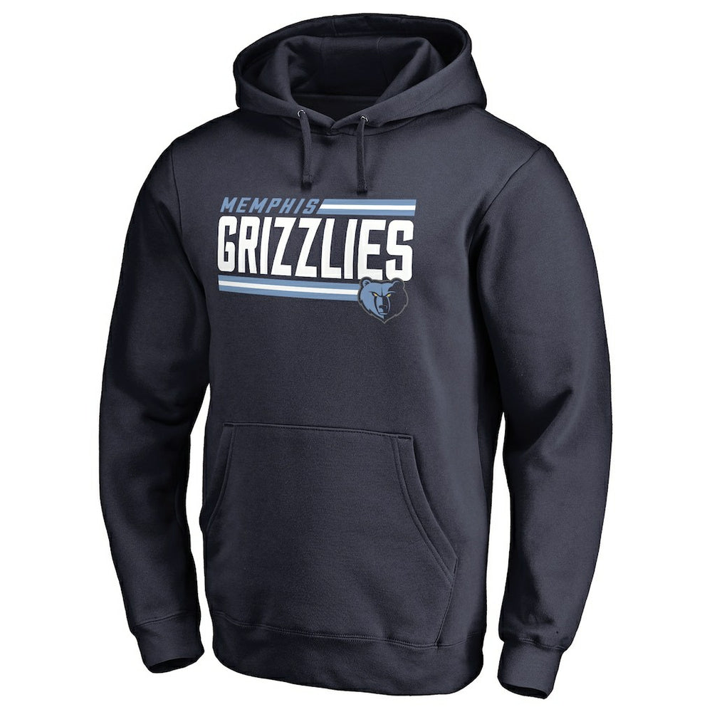 Memphis Grizzlies Onside Stripe Pullover Hoodie - Navy cheap