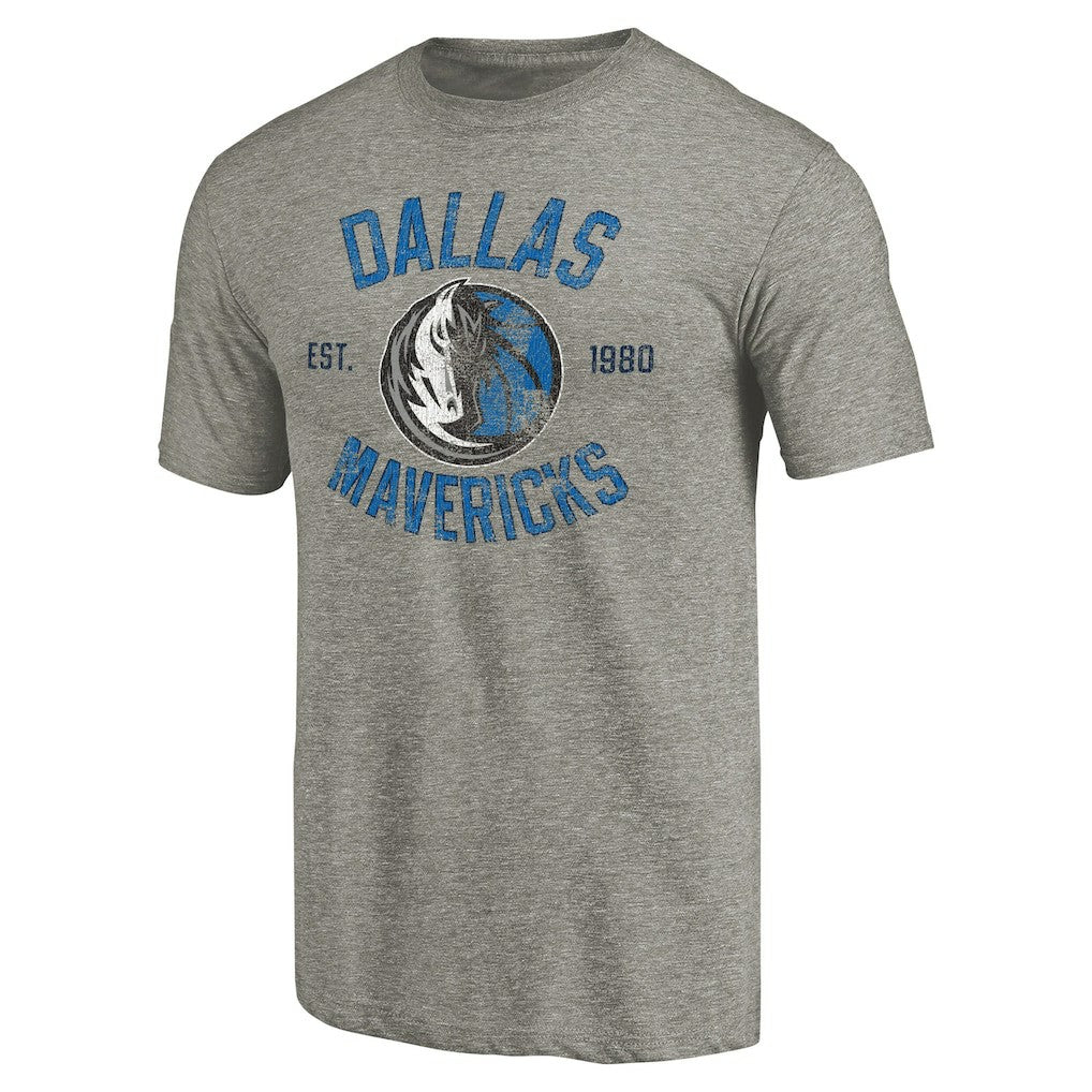 Dallas Mavericks Team Heritage Tri-Blend T-Shirt sale - Gray cheap