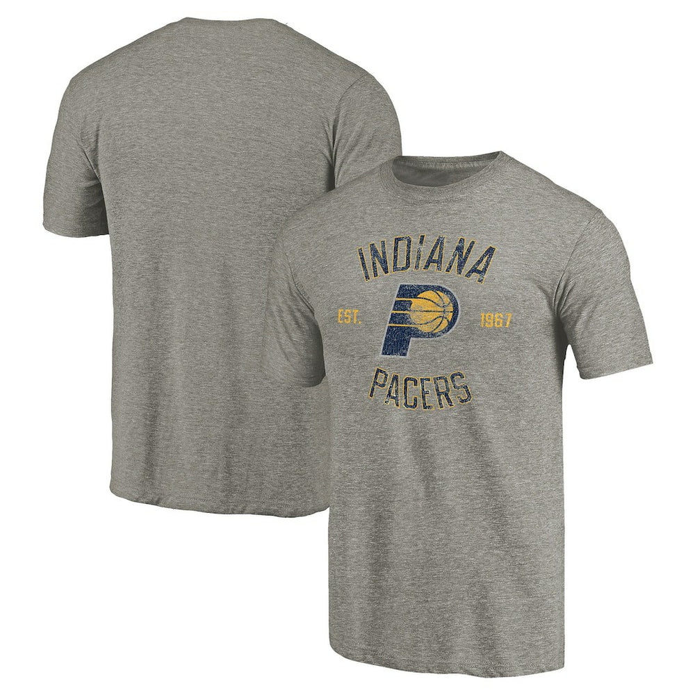Indiana Pacers Team Heritage Tri-Blend T-Shirt - Gray for sale