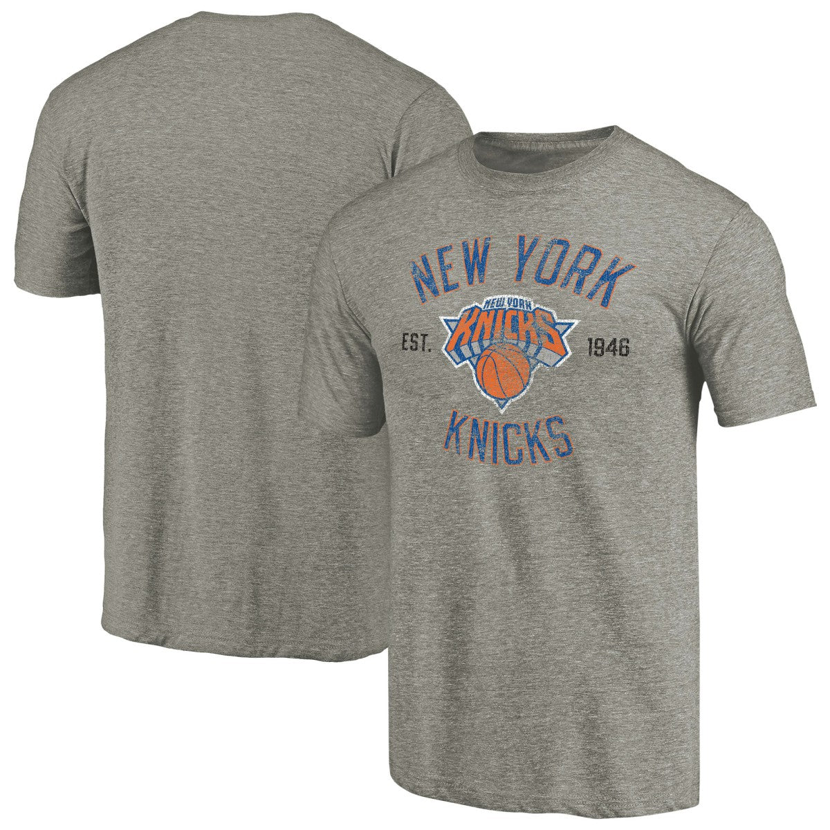 New York Knicks Team Heritage Tri-Blend T-Shirt - Gray online