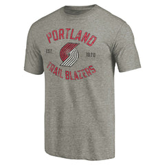 Portland Trail Blazers Team Heritage Tri-Blend T-Shirt - Gray outlet