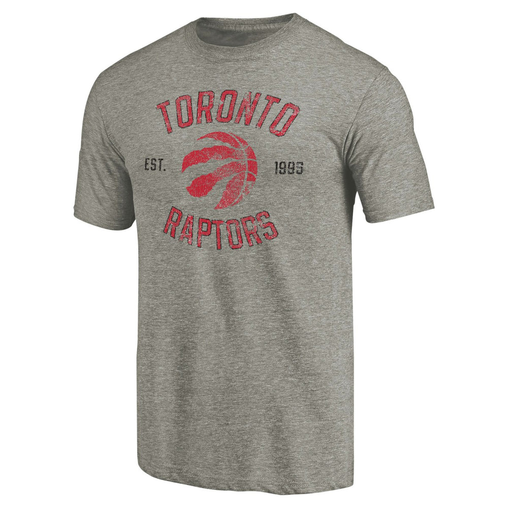 Toronto Raptors Team Heritage Tri-Blend T-Shirt - Gray discount