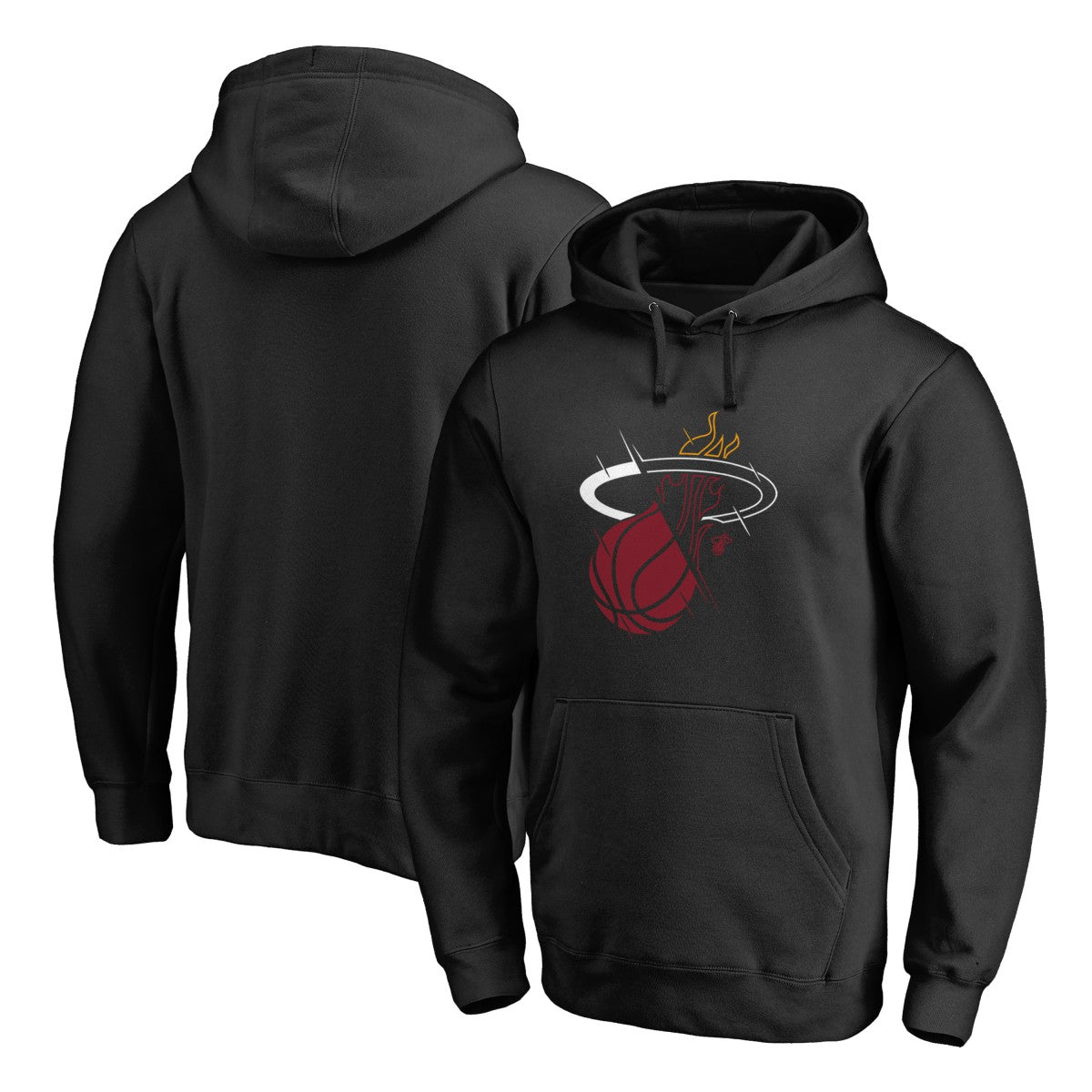 Miami Heat X-Ray Pullover Hoodie - Black shop