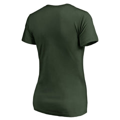 Milwaukee Bucks Women's Script Assist T-Shirt - Hunter Green discount