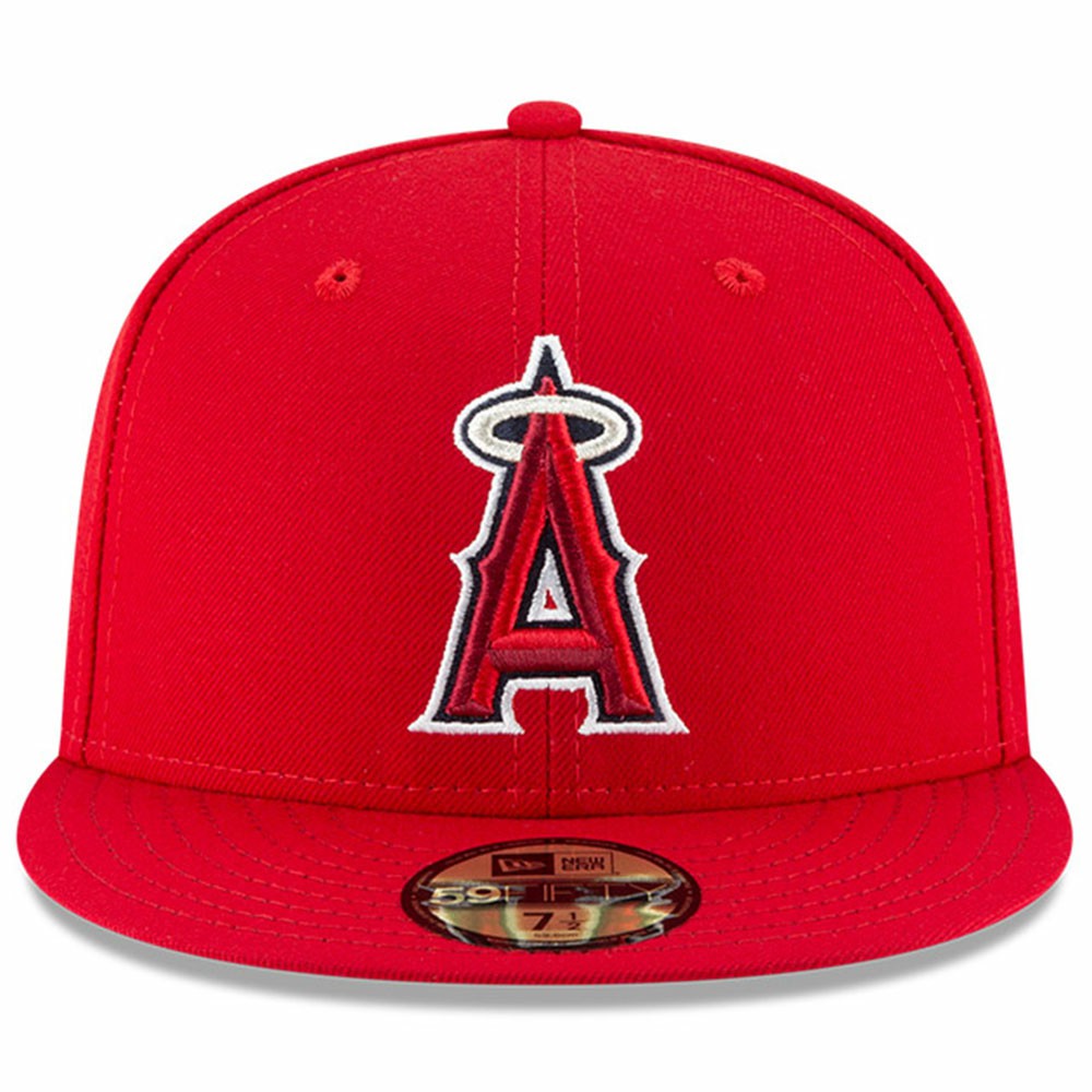 Los Angeles Angels Game Authentic Collection On-Field 59FIFTY Fitted Hat - Red | New Era