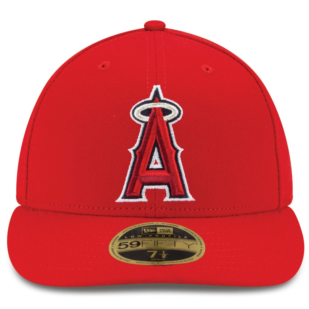 Los Angeles Angels Alt Authentic Collection On-Field Low Profile 59FIFTY Fitted Hat - Red | New Era