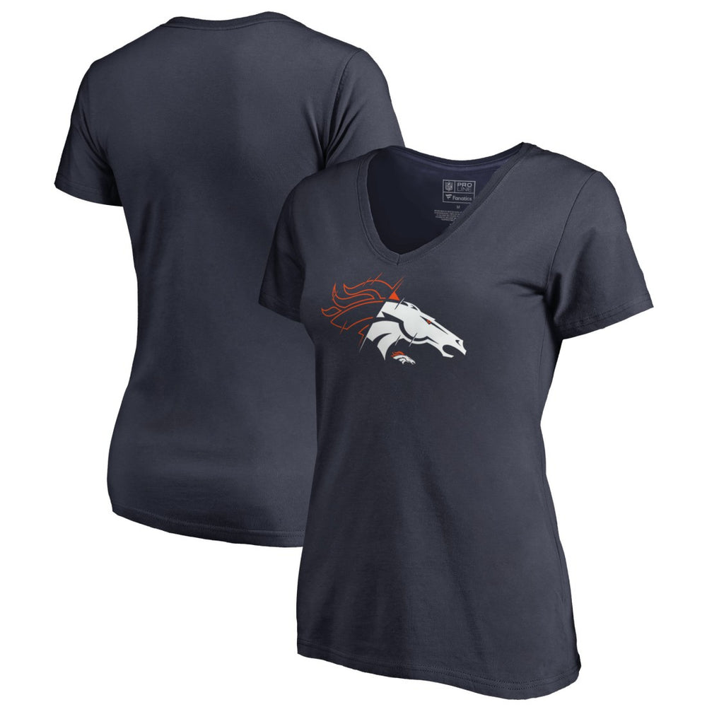 NFL Denver Broncos Women's X-Ray V-Neck T-Shirt