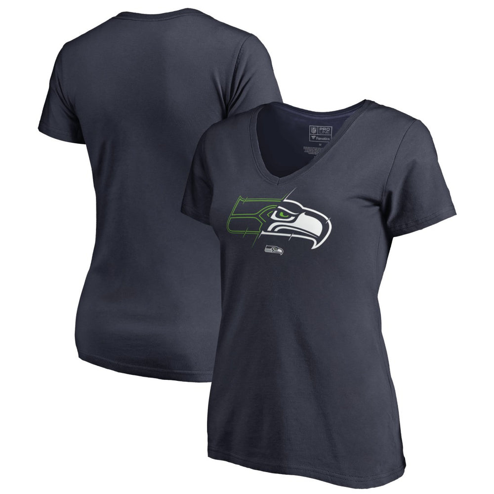 NFL Seattle Seahawks Women's X-Ray V-Neck T-Shirt