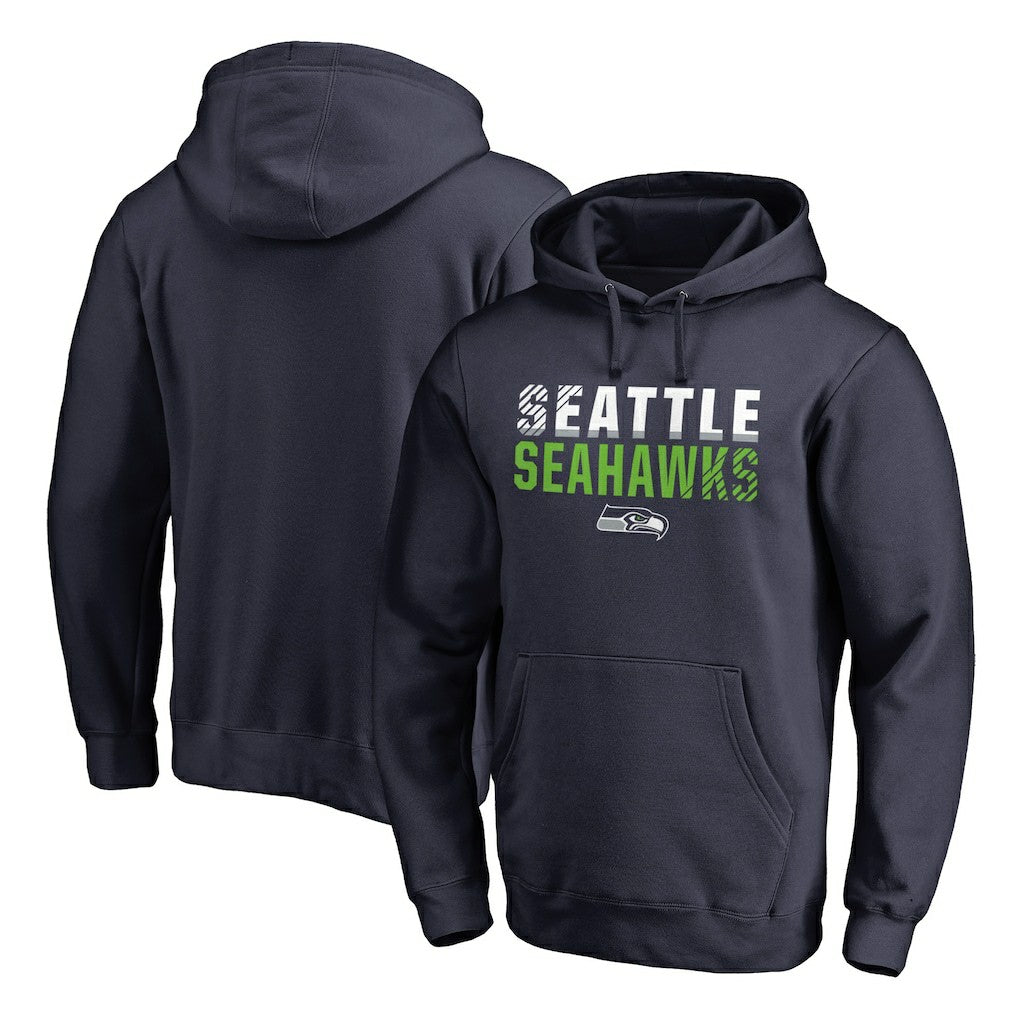 NFL Seattle Seahawks Iconic Collection Fade Out Pullover Hoodie