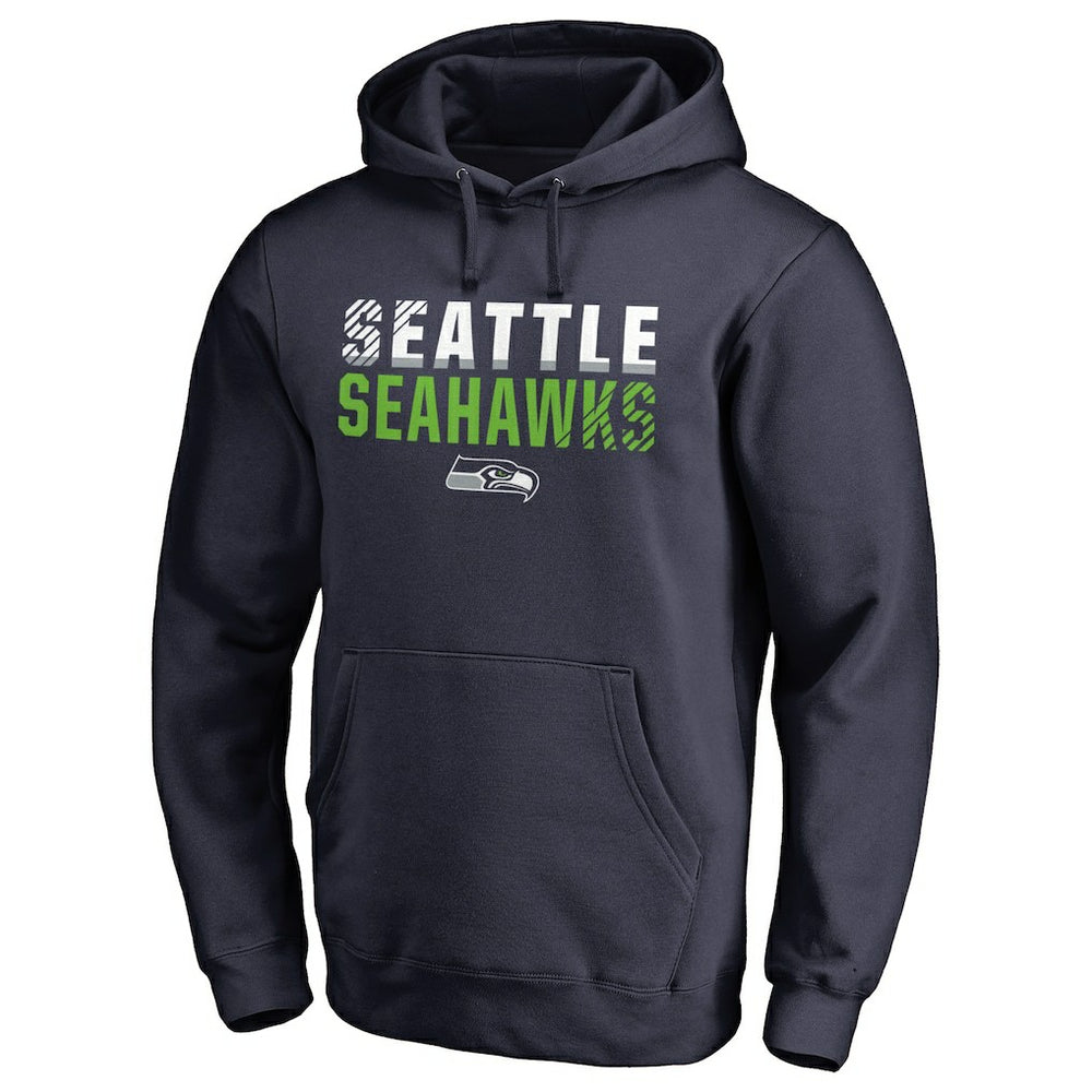 NFL Seattle Seahawks Iconic Collection Fade Out Pullover Hoodie