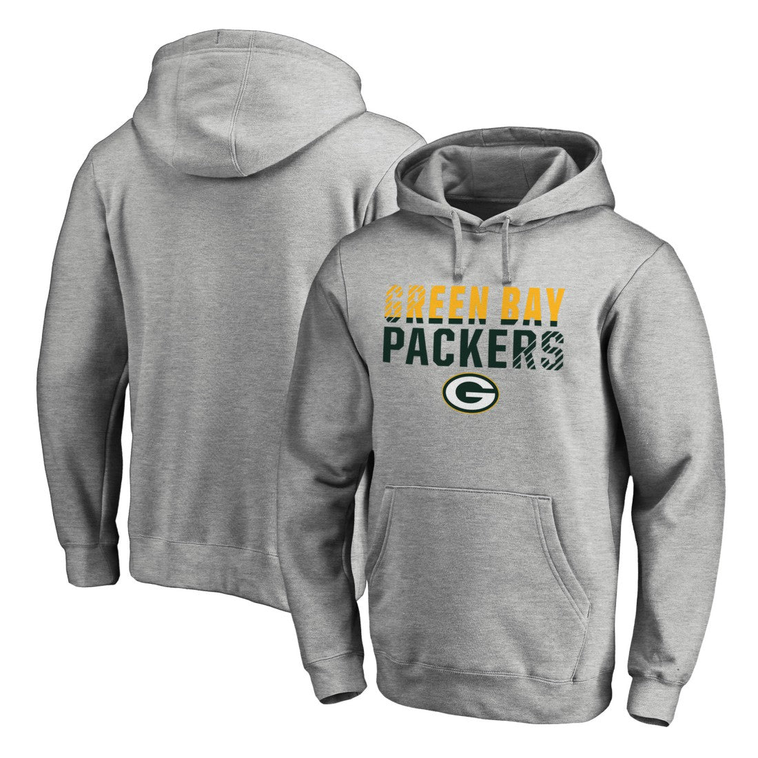 NFL Green Bay Packers Iconic Collection Fade Out Pullover Hoodie