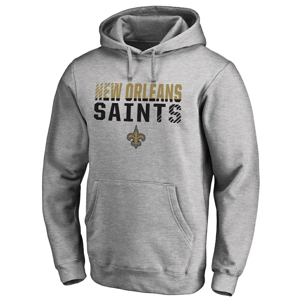 NFL New Orleans Saints Iconic Collection Fade Out Pullover Hoodie