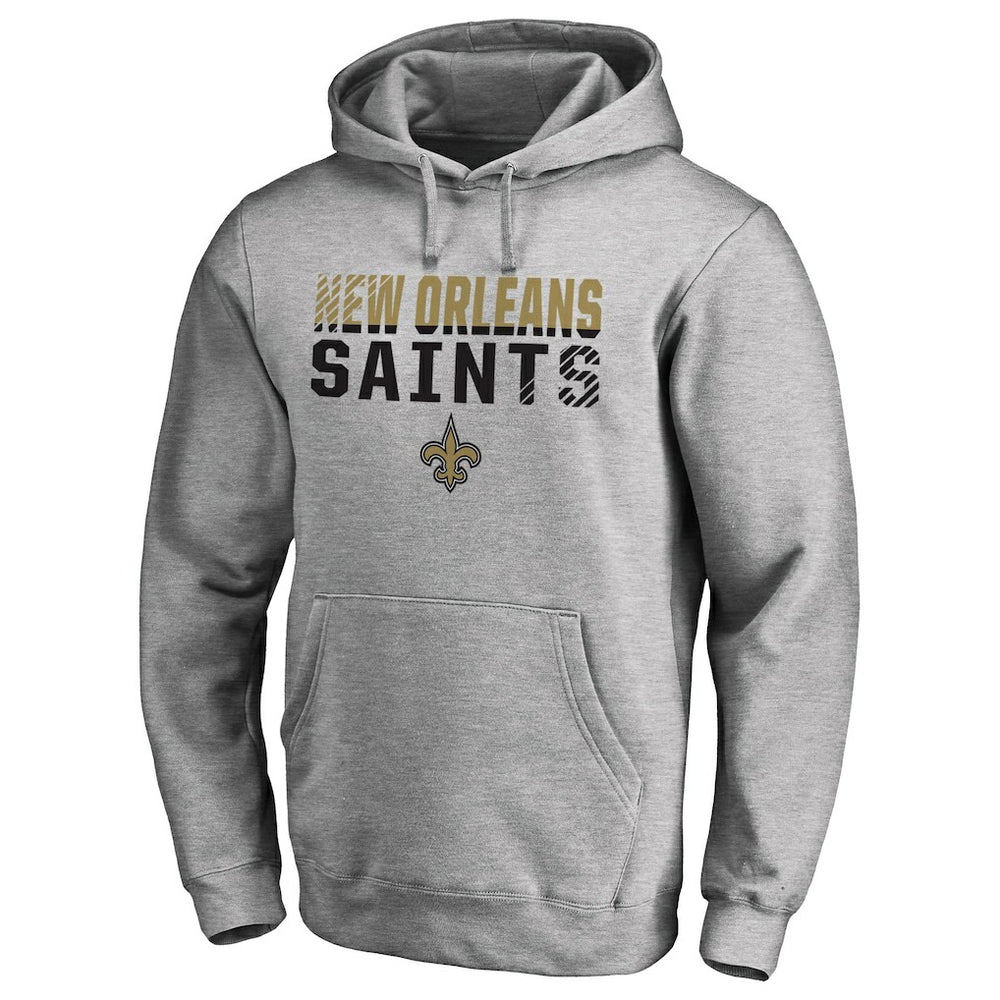 NFL New Orleans Saints Iconic Collection Fade Out Pullover Hoodie
