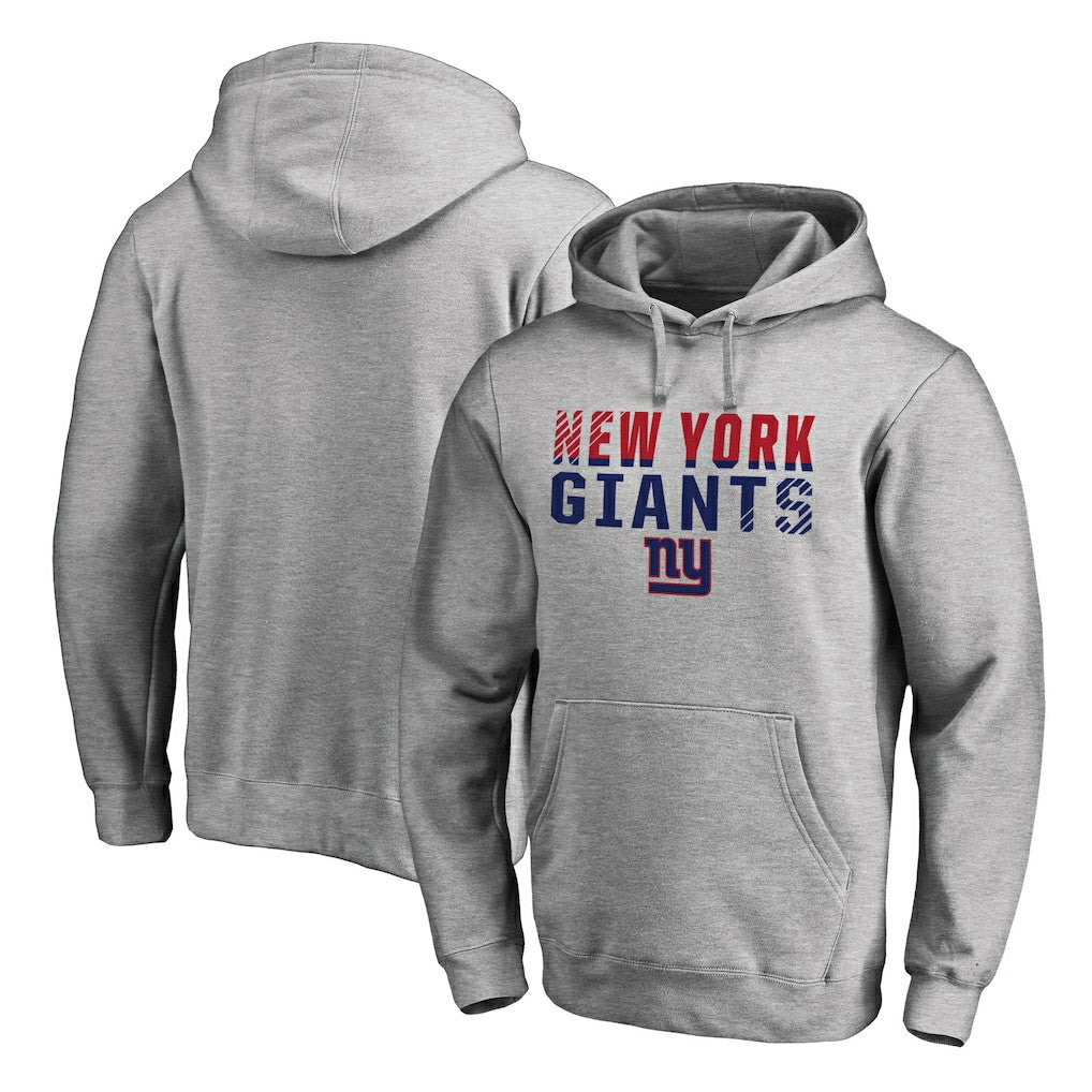 NFL New York Giants Iconic Collection Fade Out Pullover Hoodie