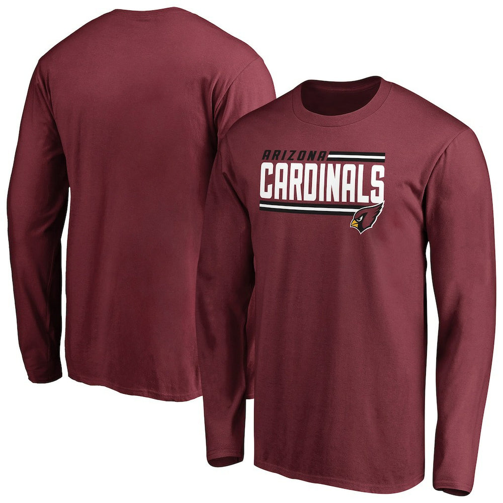 NFL Arizona Cardinals Iconic Collection On Side Stripe Long Sleeve T-Shirt