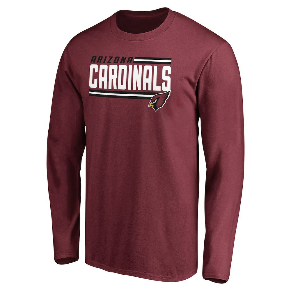 NFL Arizona Cardinals Iconic Collection On Side Stripe Long Sleeve T-Shirt
