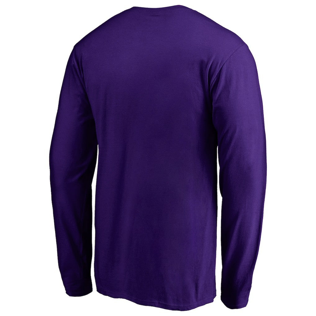 NFL Baltimore Ravens Iconic Collection On Side Stripe Long Sleeve T-Shirt