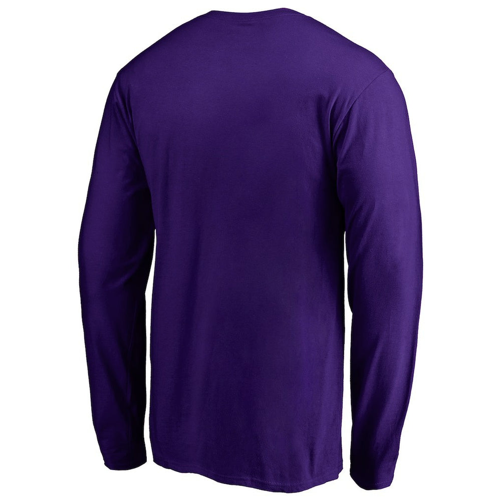 NFL Baltimore Ravens Iconic Collection On Side Stripe Long Sleeve T-Shirt