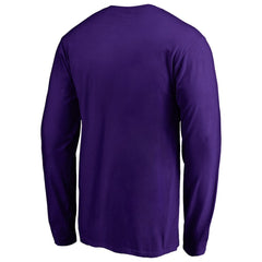NFL Baltimore Ravens Iconic Collection On Side Stripe Long Sleeve T-Shirt