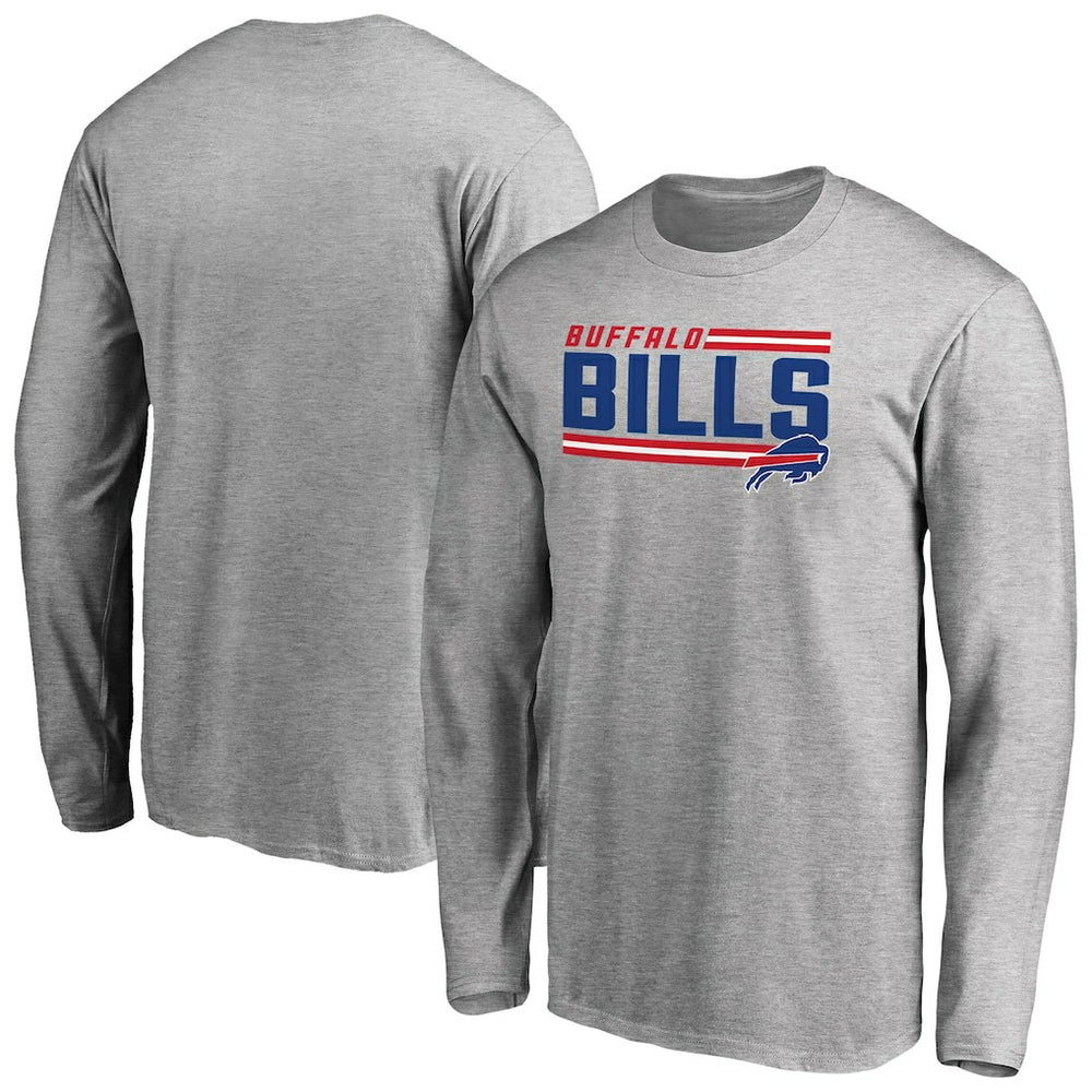 NFL Buffalo Bills Iconic Collection On Side Stripe Long Sleeve T-Shirt