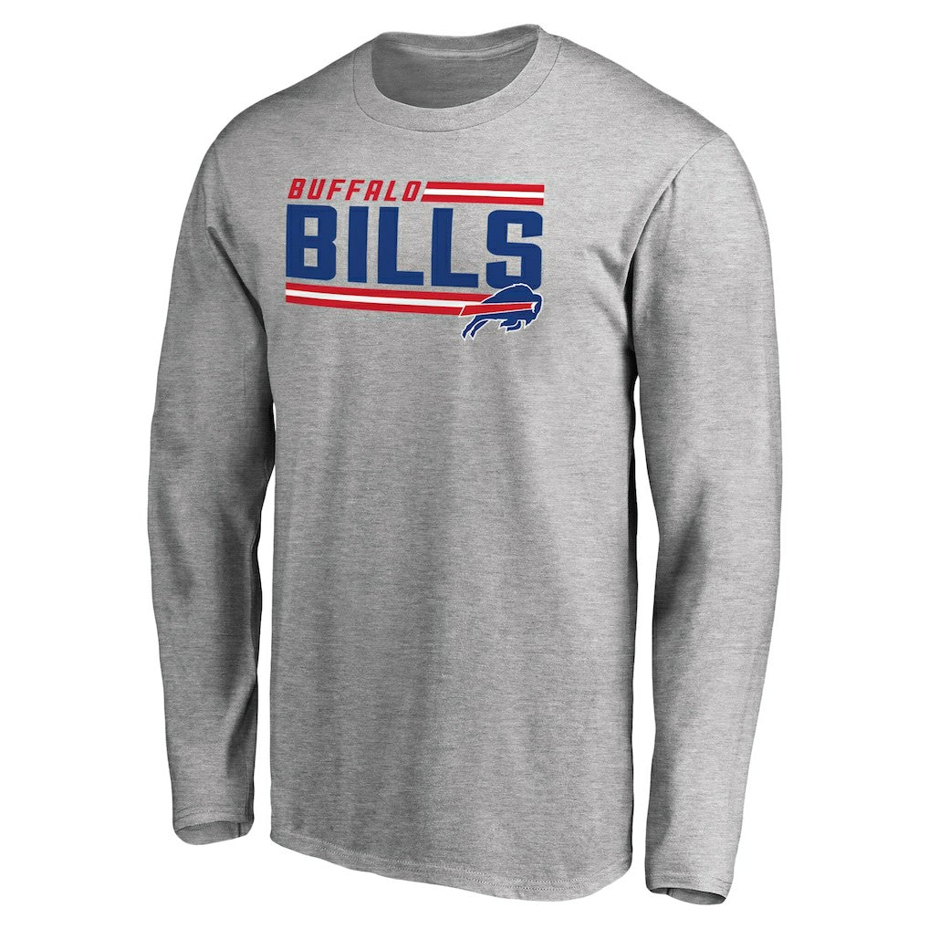 NFL Buffalo Bills Iconic Collection On Side Stripe Long Sleeve T-Shirt