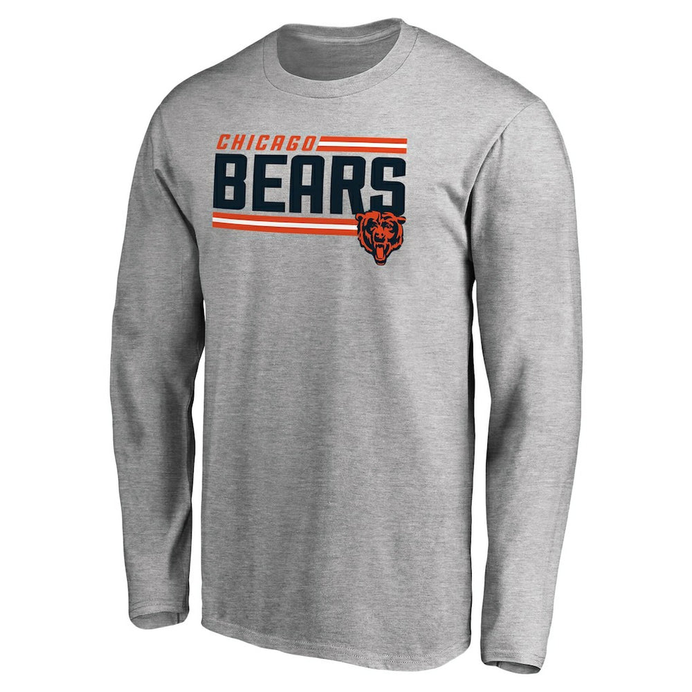 NFL Chicago Bears Iconic Collection On Side Stripe Long Sleeve T-Shirt