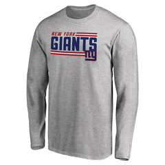 NFL New York Giants Iconic Collection On Side Stripe Long Sleeve T-Shirt