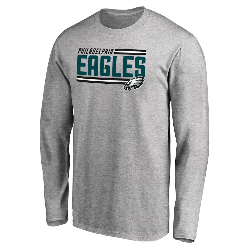 NFL Philadelphia Eagles Iconic Collection On Side Stripe Long Sleeve T-Shirt