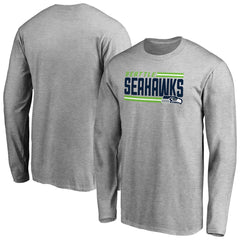 NFL Seattle Seahawks Iconic Collection On Side Stripe Long Sleeve T-Shirt