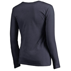 NFL Chicago Bears Women's Iconic Collection Script Assist Long Sleeve V-Neck T-Shirt