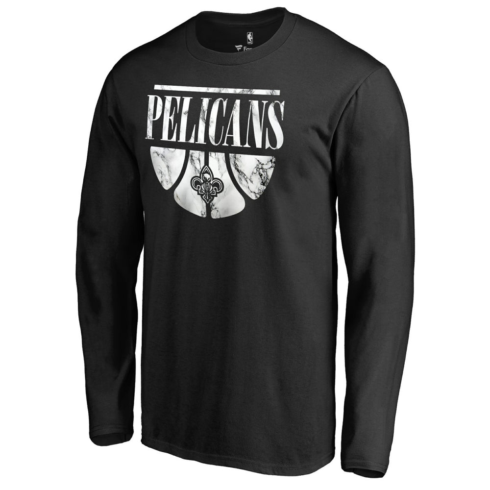 New Orleans Pelicans Buckets Long Sleeve T-Shirt - Black discount