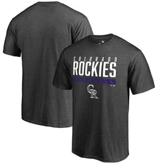 Colorado Rockies Win Stripe T-Shirt - Ash