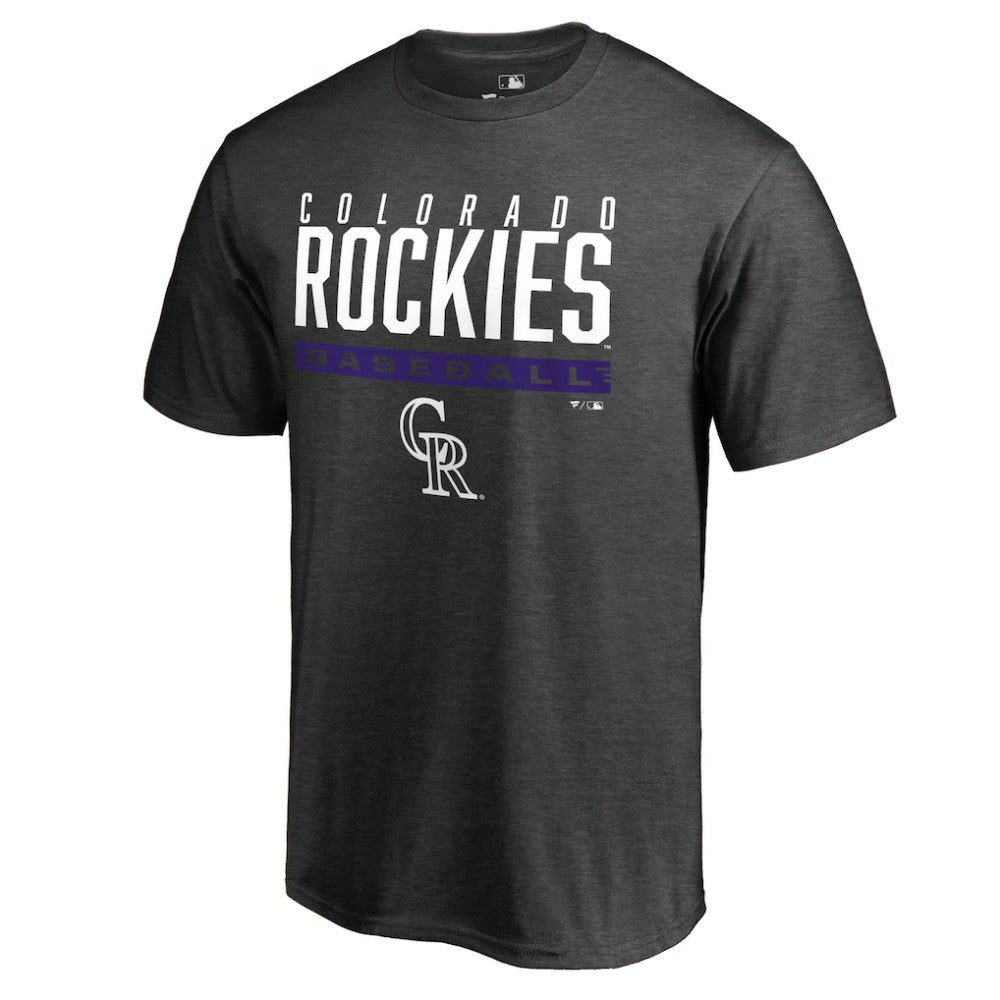 Colorado Rockies Win Stripe T-Shirt - Ash