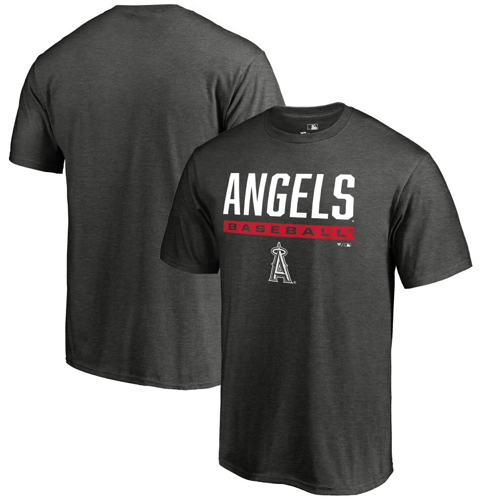 Los Angeles Angels Win Stripe T-Shirt - Ash