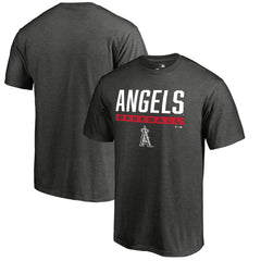 Los Angeles Angels Win Stripe T-Shirt - Ash