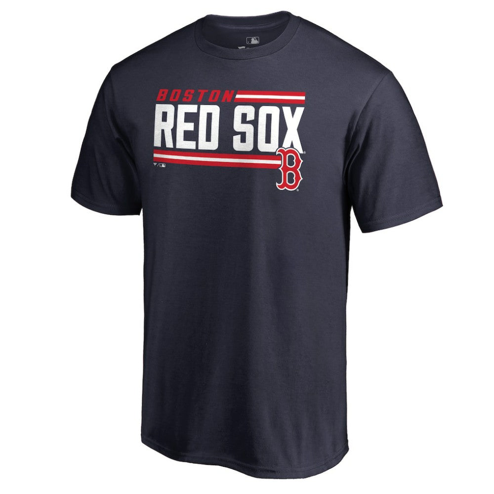 Boston Red Sox Onside Stripe T-Shirt - Navy