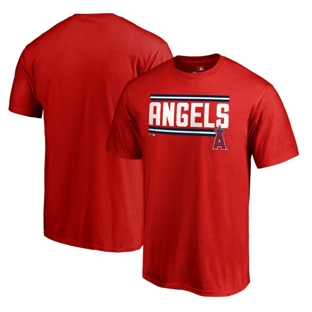Los Angeles Angels Onside Stripe T-Shirt - Red