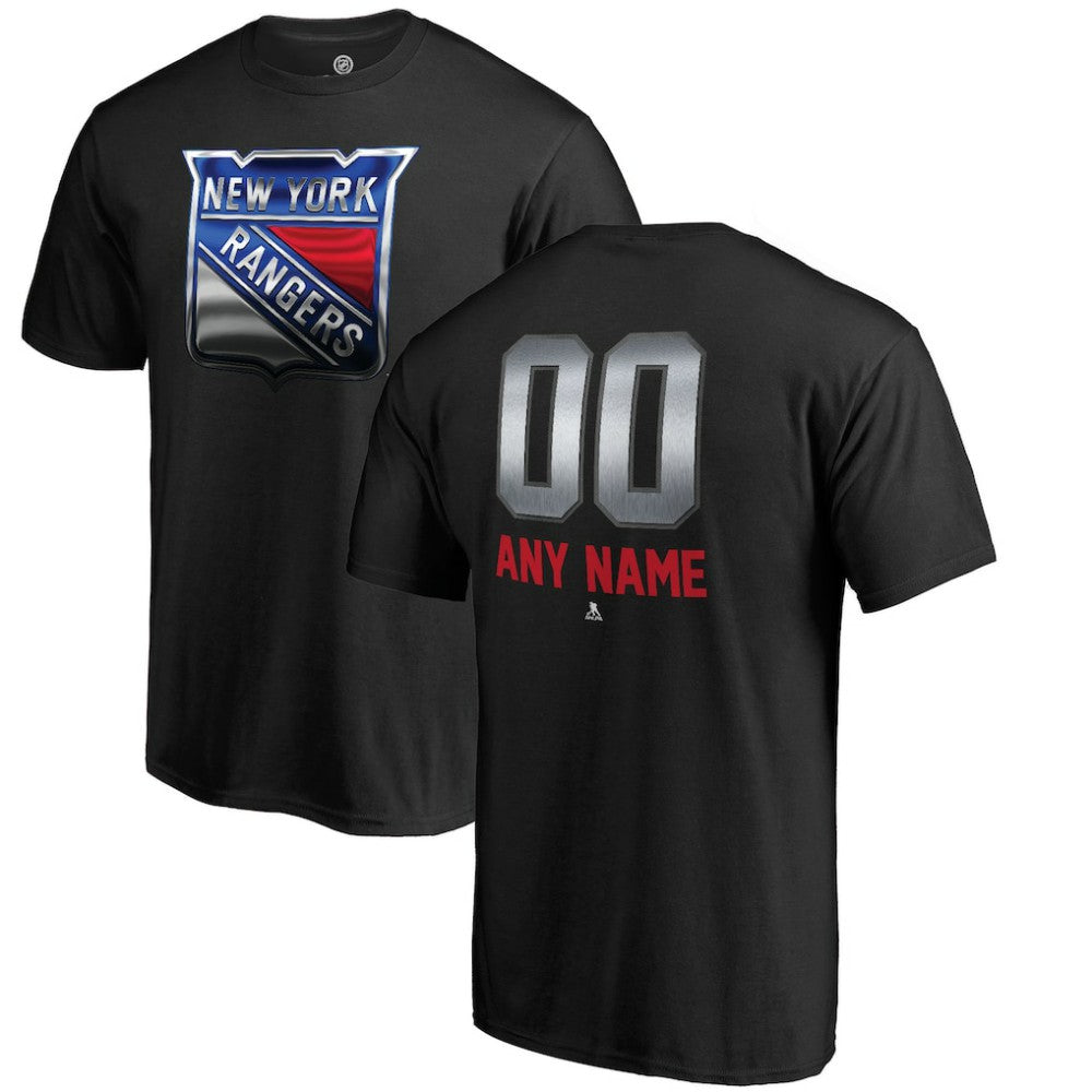 New York Rangers Personalized Midnight Mascot T-Shirt
