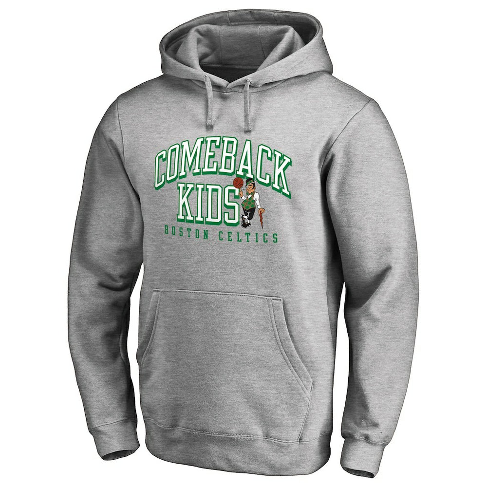 Boston Celtics Comeback Kids Pullover Hoodie - Heathered Gray discount