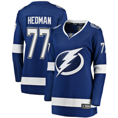 Victor Hedman Tampa Bay Lightning Fanatics Women's Home Breakaway Jersey
