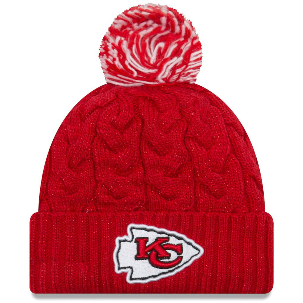 NFL Kansas City Chiefs Women's Cozy Cable Cuffed Knit Hat