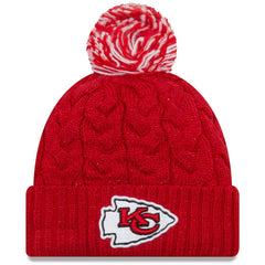 NFL Kansas City Chiefs Women's Cozy Cable Cuffed Knit Hat